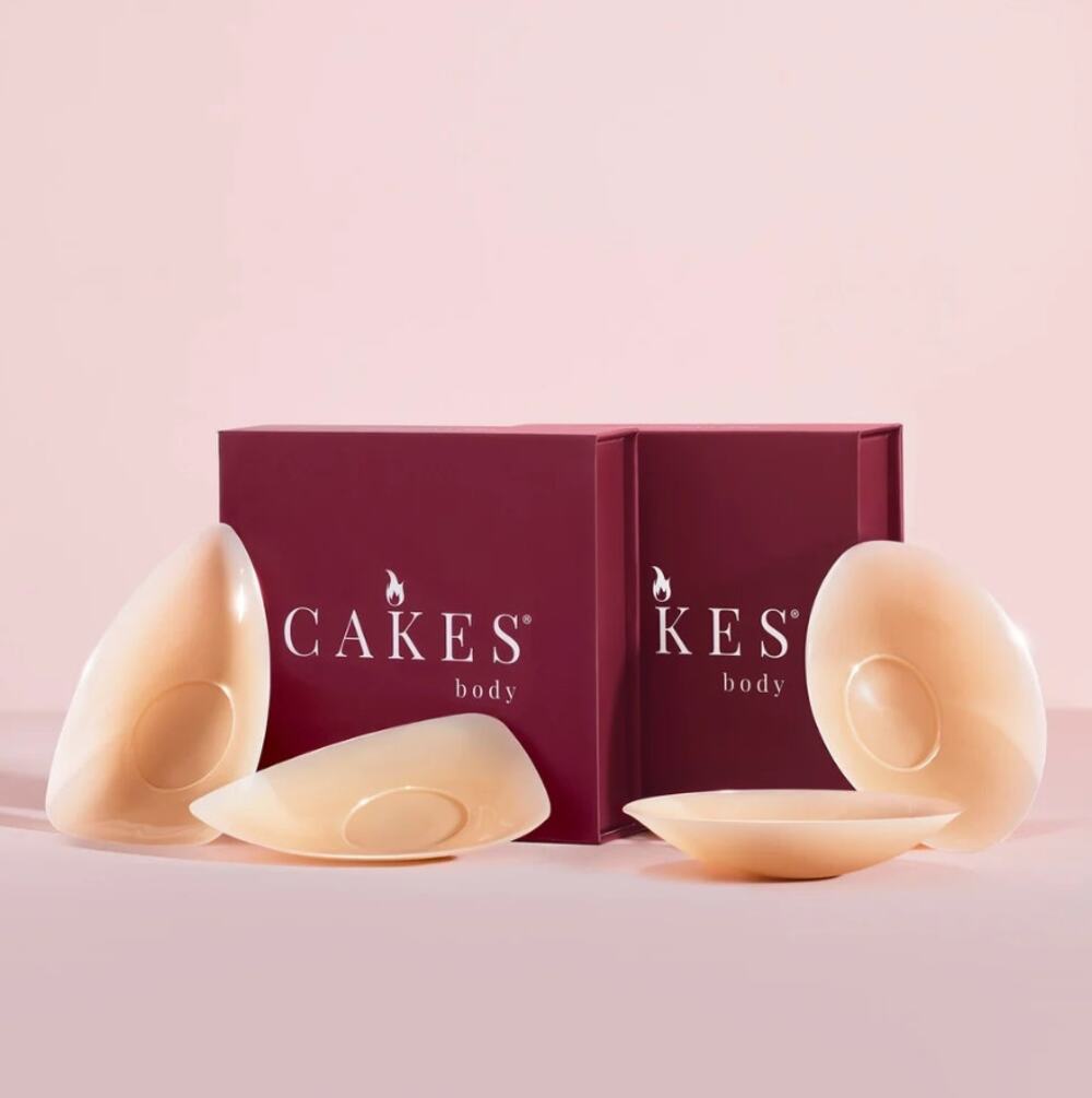 Cakes Body Circle & Triangle Sticky Cakes Nipple Cover Women Itty Bitty AA-A NWT
